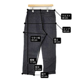 or Slow EU M JPN L 3 ウール タック テーパード パンツ チャコールグレー レディース オアスロウ【中古】6-0905T∞