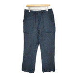 Needles HM142 刺し子 ウール ネップ イージー パンツ ネイビー系 メンズ ニードルス【中古】6-0817T∞