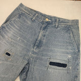 COMME des GARCONS JUNYA WATANABE denim パッチワーク デニムパンツ AD2020 ブルー レディース コムデギャルソンジュンヤワタナベ【中古】6-0520G∞