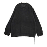 Sacai Knit Pullover 定価71500円 24-03330M サイズ3 コットン クルーネック セーター ニット 24SS ブラック メンズ サカイ【中古】6-0314T♪