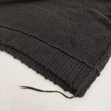 Sacai Knit Pullover 定価71500円 24-03330M サイズ3 コットン クルーネック セーター ニット 24SS ブラック メンズ サカイ【中古】6-0314T♪