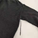 Sacai Knit Pullover 定価71500円 24-03330M サイズ3 コットン クルーネック セーター ニット 24SS ブラック メンズ サカイ【中古】6-0314T♪