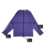 ISSEY MIYAKE A-POC ABLE TYPE-A ニットソー at43kk439 セーター ニット パープル メンズ イッセイミヤケ【中古】6-0523M∞