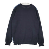 go slow caravan シャーク サメ サイズ3 セーター ニット ライトブルー ブラック メンズ ゴースローキャラバン【中古】6-1015T∞