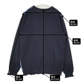 go slow caravan シャーク サメ サイズ3 セーター ニット ライトブルー ブラック メンズ ゴースローキャラバン【中古】6-1015T∞