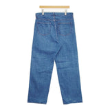 YAECA DENIM PANTS WIDE STRAIGHT USED 34インチ 定価26400円 13-13U デニムパンツ ブルー メンズ ヤエカ【中古】6-0702M∞