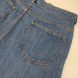 YAECA DENIM PANTS WIDE STRAIGHT USED 34インチ 定価26400円 13-13U デニムパンツ ブルー メンズ ヤエカ【中古】6-0702M∞