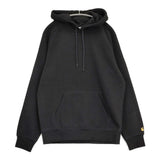Carhartt WIP HOODED CHASE SWEATSHIRT フーデッドチェイススウェットシャツ サイズM 裏起毛 パーカー ブラック メンズ カーハート【中古】6-0925T♪