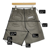 STUSSY OLD STUSSY 90S USA製 サイズM 刺繍 ショートパンツ ハーフパンツ ショーツ カーキ メンズ ステューシー【中古】6-0314S♪