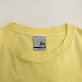 STUSSY OLD STUSSY USA製 銀タグ SSリンク サイズL 半袖Ｔシャツ カットソー イエロー メンズ ステューシー【中古】6-0314S♪