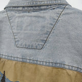 HARLEY DAVIDSON バックプリント 刺繍ロゴ アメリカ古着 サイズS 半袖シャツ ライトブルー メンズ ハーレーダビッドソン【中古】6-0512S♪
