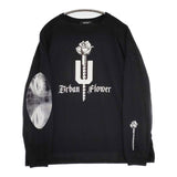 UNDERCOVER LS TEE URBAN FLOWER UC2D1892-2 長袖Ｔシャツ カットソー ロンＴ 24AW ブラック メンズ アンダーカバー【中古】6-0523M∞