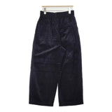 nicholson and nicholson HAKAMA-CORD コーデュロイ イージーパンツ ワイドパンツ 定価25300円 パンツ ブラック レディース ニコルソンアンドニコルソン【中古】6-0920T∞
