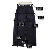 nicholson and nicholson HAKAMA-CORD コーデュロイ イージーパンツ ワイドパンツ 定価25300円 パンツ ブラック レディース ニコルソンアンドニコルソン【中古】6-0920T∞