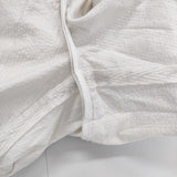 nicholson and nicholson HAKAMA-CORD コーデュロイ イージーパンツ ワイドパンツ 定価25300円 パンツ ホワイト レディース ニコルソンアンドニコルソン【中古】6-0920T∞