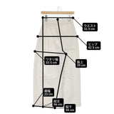 nicholson and nicholson HAKAMA-CORD コーデュロイ イージーパンツ ワイドパンツ 定価25300円 パンツ ホワイト レディース ニコルソンアンドニコルソン【中古】6-0920T∞