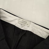 STUDIO NICHOLSON LYDDEN PEACHED COTTON TWILL 定価59400円 サイズ1 パンツ 24AW ブラック レディース スタジオ ニコルソン【中古】6-0520G∞