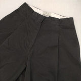 STUDIO NICHOLSON LYDDEN PEACHED COTTON TWILL 定価59400円 サイズ1 パンツ 24AW ブラック レディース スタジオ ニコルソン【中古】6-0520G∞