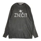 UNDERCOVER PREMENS cotton longsleeve Tee 定価24200円 ダメージ加工 UP2D4802 長袖Ｔシャツ カットソー ロンＴ 24-25AW ブラック メンズ アンダーカバー【中古】6-0317M♪
