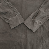 UNDERCOVER PREMENS cotton longsleeve Tee 定価24200円 ダメージ加工 UP2D4802 長袖Ｔシャツ カットソー ロンＴ 24-25AW ブラック メンズ アンダーカバー【中古】6-0317M♪