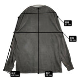 UNDERCOVER PREMENS cotton longsleeve Tee 定価24200円 ダメージ加工 UP2D4802 長袖Ｔシャツ カットソー ロンＴ 24-25AW ブラック メンズ アンダーカバー【中古】6-0317M♪