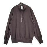 Product Twelve プロダクトトゥエルブ Super 140’s Melino Wool Half Zip サイズ3 定価42900円 26SS-PC03 スウェット 26SS ブラウン メンズ【中古】6-0317M♪