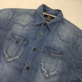 Scotch & Soda 12051220301 デニムシャツジャケット サイズM ジャケット ブルー メンズ スコッチアンド ソーダ【中古】6-0702M∞