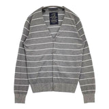 Scotch & Soda コットン ボーダー カーディガン グレー メンズ スコッチアンド ソーダ【中古】6-0702M∞