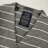 Scotch & Soda コットン ボーダー カーディガン グレー メンズ スコッチアンド ソーダ【中古】6-0702M∞