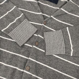 Scotch & Soda コットン ボーダー カーディガン グレー メンズ スコッチアンド ソーダ【中古】6-0702M∞