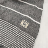 Scotch & Soda コットン ボーダー カーディガン グレー メンズ スコッチアンド ソーダ【中古】6-0702M∞