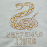 BOWWOW SNAKEMAN JONES SWEATSHIRT サイズXXL 定価28600円 フロッキー 加工 スウェット ライトブルー メンズ バウワウ【中古】6-0407M♪