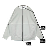 BOWWOW SNAKEMAN JONES SWEATSHIRT サイズXXL 定価28600円 フロッキー 加工 スウェット ライトブルー メンズ バウワウ【中古】6-0407M♪