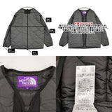 THE NORTH FACE PURPLE LABEL Field Down Cardigan フィールドダウンカーディガン 光電子 定価38500円 ダウンジャケット グレー メンズ ザノースフェイスパープルレーベル【中古】6-0925T♪