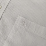 Brooks Brothers ボタンダウン シアサッカー コットン サイズS 長袖シャツ ホワイト メンズ ブルックスブラザーズ【中古】6-0816M∞