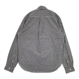 SHIPS USA製 ボタンダウン ギンガムチェック 長袖シャツ ブラック ホワイト メンズ シップス【中古】6-0702M∞