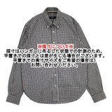 SHIPS USA製 ボタンダウン ギンガムチェック 長袖シャツ ブラック ホワイト メンズ シップス【中古】6-0702M∞