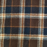 JOURNAL STANDARD ネルシャツ チェック コットン サイズL 長袖シャツ ブラウン ネイビー メンズ ジャーナルスタンダード【中古】6-1008T∞