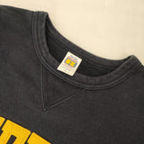 BLUE BLUE RUSSELL ATHLETIC カレッジロゴ 前V 裏起毛 トレーナー スウェット ネイビー メンズ ブルーブルー【中古】6-0702T∞