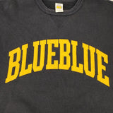 BLUE BLUE RUSSELL ATHLETIC カレッジロゴ 前V 裏起毛 トレーナー スウェット ネイビー メンズ ブルーブルー【中古】6-0702T∞