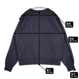 BLUE BLUE RUSSELL ATHLETIC カレッジロゴ 前V 裏起毛 トレーナー スウェット ネイビー メンズ ブルーブルー【中古】6-0702T∞
