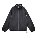 plllllleeeasse プリーズ ナイロントラックジャケット サイズXL スタンドカラー ナイロンジャケット ブラック メンズ【中古】6-0328M♪