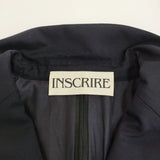 INSCRIRE Wool Back Open Jacket サイズ3 定価107800円 I25SS-JK47AB テーラードジャケット 25SS ネイビー メンズ アンスクリア【中古】6-0328M♪