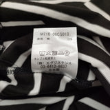 marka BORDER TEE COMPACT天竺 サイズ2 定価13200円 M21B-06CS01B 半袖Ｔシャツ カットソー ブラック ホワイト メンズ マーカ【中古】6-0512S♪