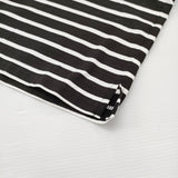 marka BORDER TEE COMPACT天竺 サイズ2 定価13200円 M21B-06CS01B 半袖Ｔシャツ カットソー ブラック ホワイト メンズ マーカ【中古】6-0512S♪