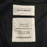 markaware DOUBLE PLEATED TROUSERS ORGANIC WOOL SURVIVALCLOTH サイズ1 定価42900円 パンツ グリーン メンズ マーカウェア【中古】6-0925T♪