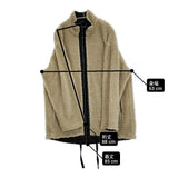 stein WOOL BOA ZIP LONG JACKET ST.418 定価101200円 サイズS ボアブルゾン ジャケット ベージュ メンズ シュタイン【中古】6-0328T♪