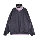 ADULT ORIENTED ROBES リバーシブルジャケット スウィングトップ サイズ3 ブルゾン ネイビー ラベンダー メンズ アダルトオリエンテッドローブス【中古】6-0925M♪