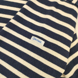 ORCIVAL ワイド フレンチバスクシャツ サイズ4 ボーダー 長袖Ｔシャツ カットソー ロンＴ ネイビー オフホワイト メンズ オーシバル/オーチバル【中古】6-0610M∞