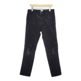 REVIVAL 90% PRODUCTS Varde77 TAPERED CORDUROY PANTS コーデュロイ パンツ ブラック メンズ リバイバル90%プロダクツ バルデセブンティセブン【中古】6-1008T∞